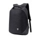 ARCTIC HUNTER τσάντα πλάτης B00193-BK, laptop, USB, αδιάβροχη, μαύρη