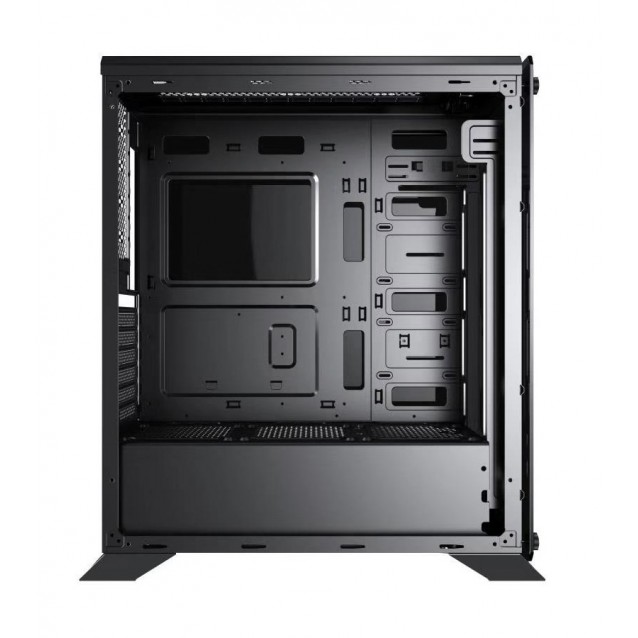 POWERTECH Gaming case PT-902, full tempered glass, 4x Dual ring RGB fans