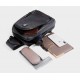 ARCTIC HUNTER Τσάντα Crossbody XB00088-BK, USB, αδιάβροχη, μαύρη
