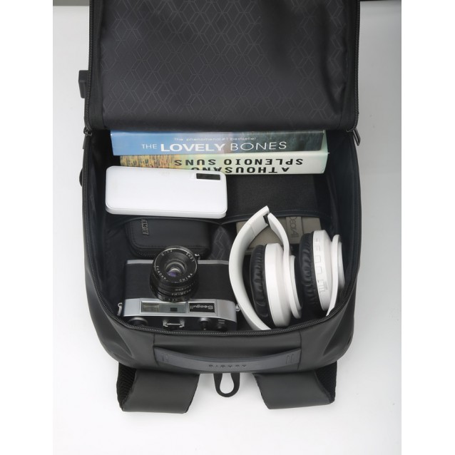 ARCTIC HUNTER τσάντα πλάτης GB00328 με θήκη laptop, USB & 3.5mm, δίχρωμη