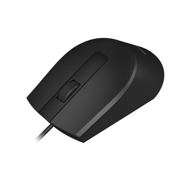 PHILIPS ενσύρματο ποντίκι SPK7104-BK, 1200DPI, USB, 3 πλήκτρα, μαύρο