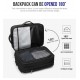 ARCTIC HUNTER τσάντα πλάτης B00345-BK με θήκη laptop, USB & 3.5mm, μαύρη