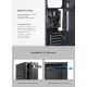 ZALMAN PC case ATX mid tower T8, 394.5x200x423mm, 1x fan