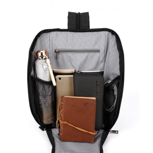 ARCTIC HUNTER τσάντα crossbody XB00046-BK, αδιάβροχη, lock, μαύρη